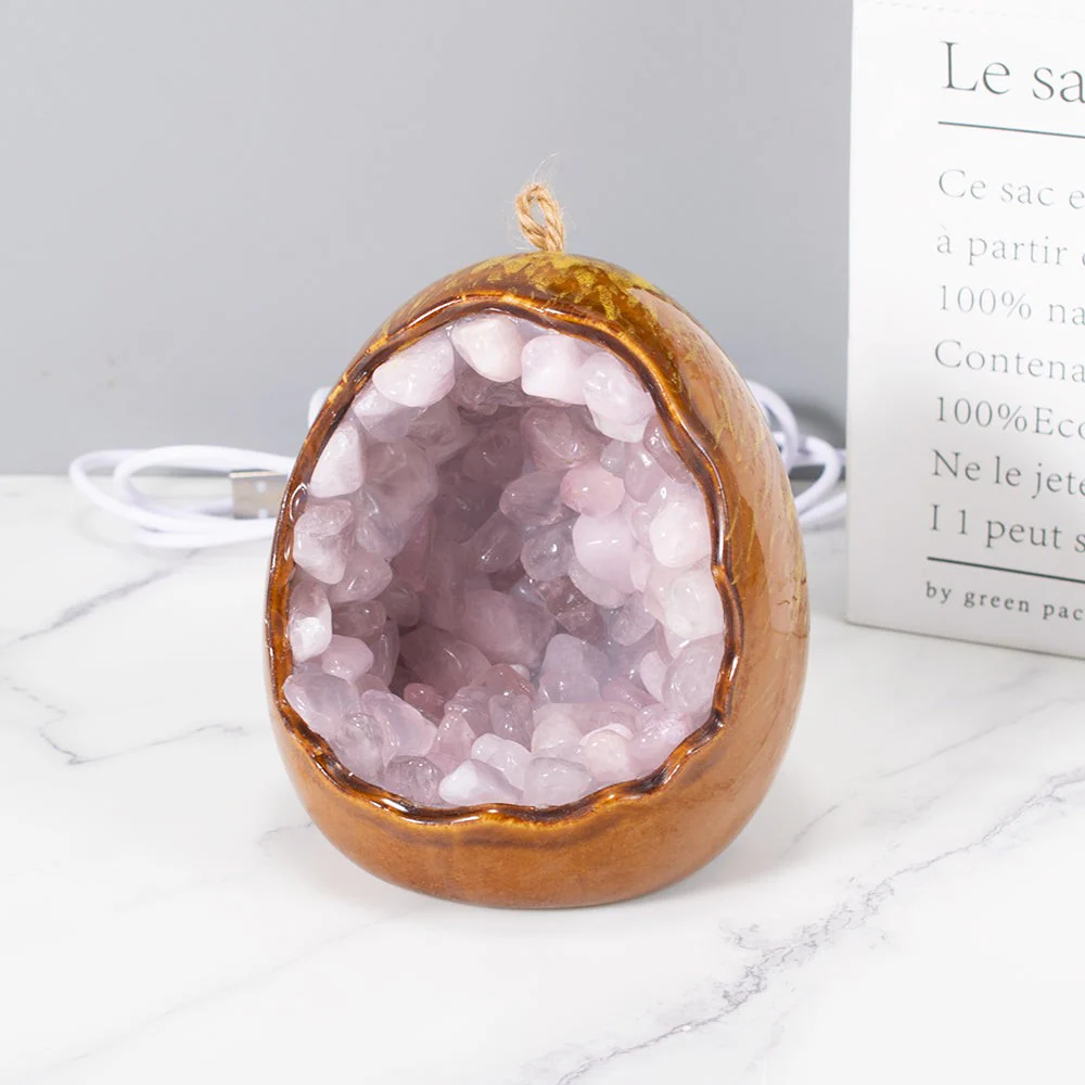 Natural Crystal Dragon Egg Lamp - Image 11