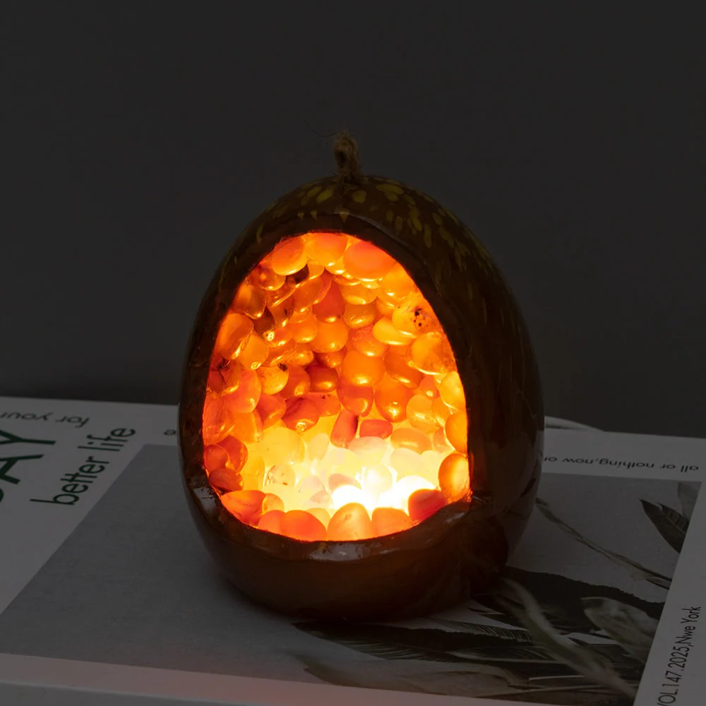 Natural Crystal Dragon Egg Lamp - Image 4