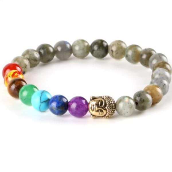 7 Chakra Labradorite Bracelet - Image 7