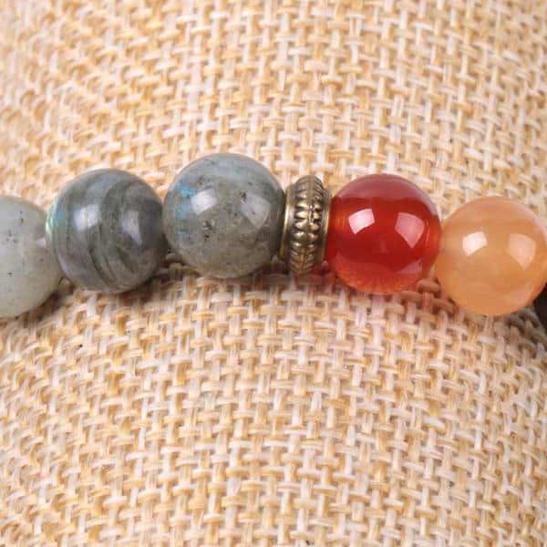 7 Chakra Labradorite Bracelet - Image 9