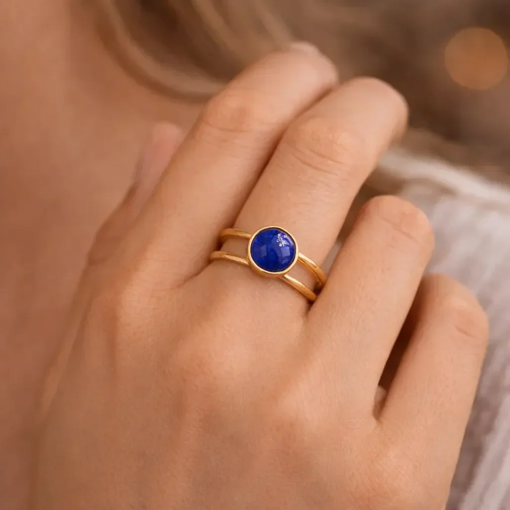 Adjustable Natural Gemstone Ring — Elegant Crystal Energy Jewelry - Image 7