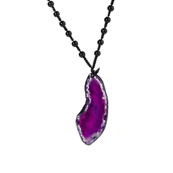 Agate Slice Necklace - Image 8
