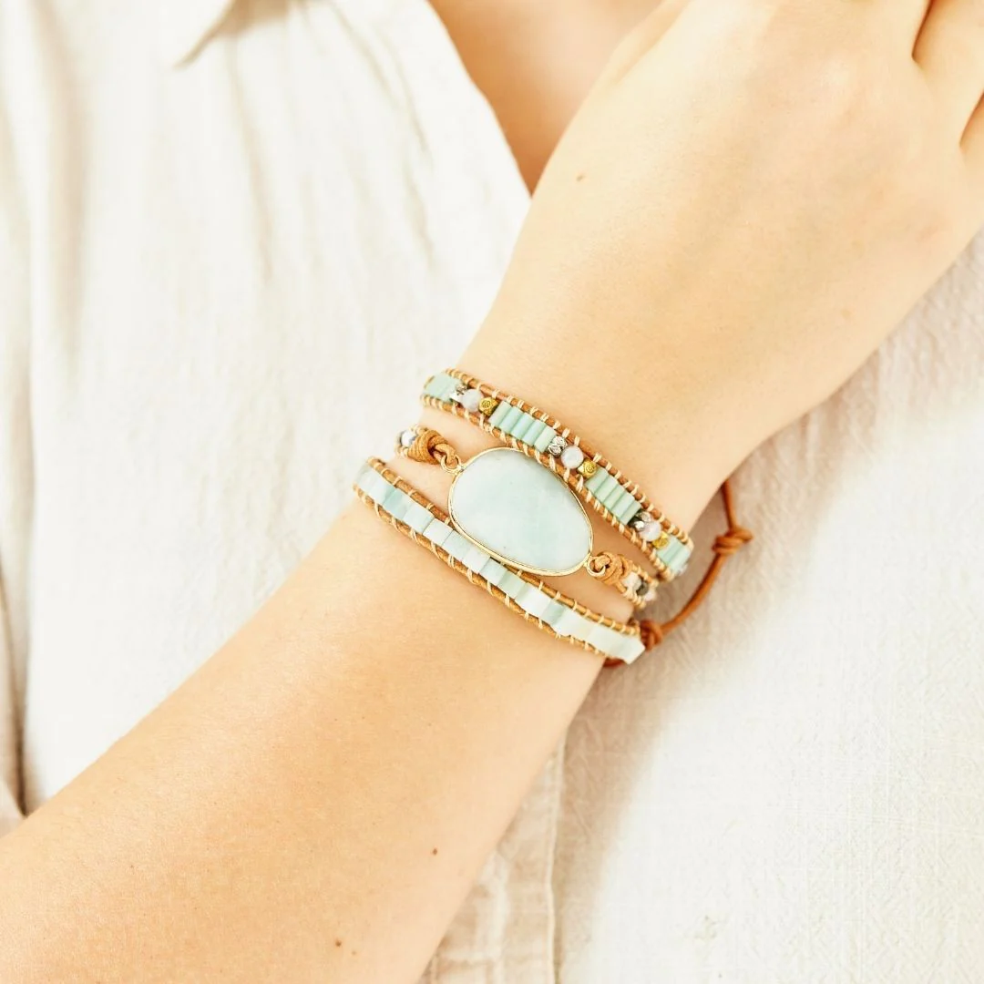Amazonite Hope Bracelet - Image 3