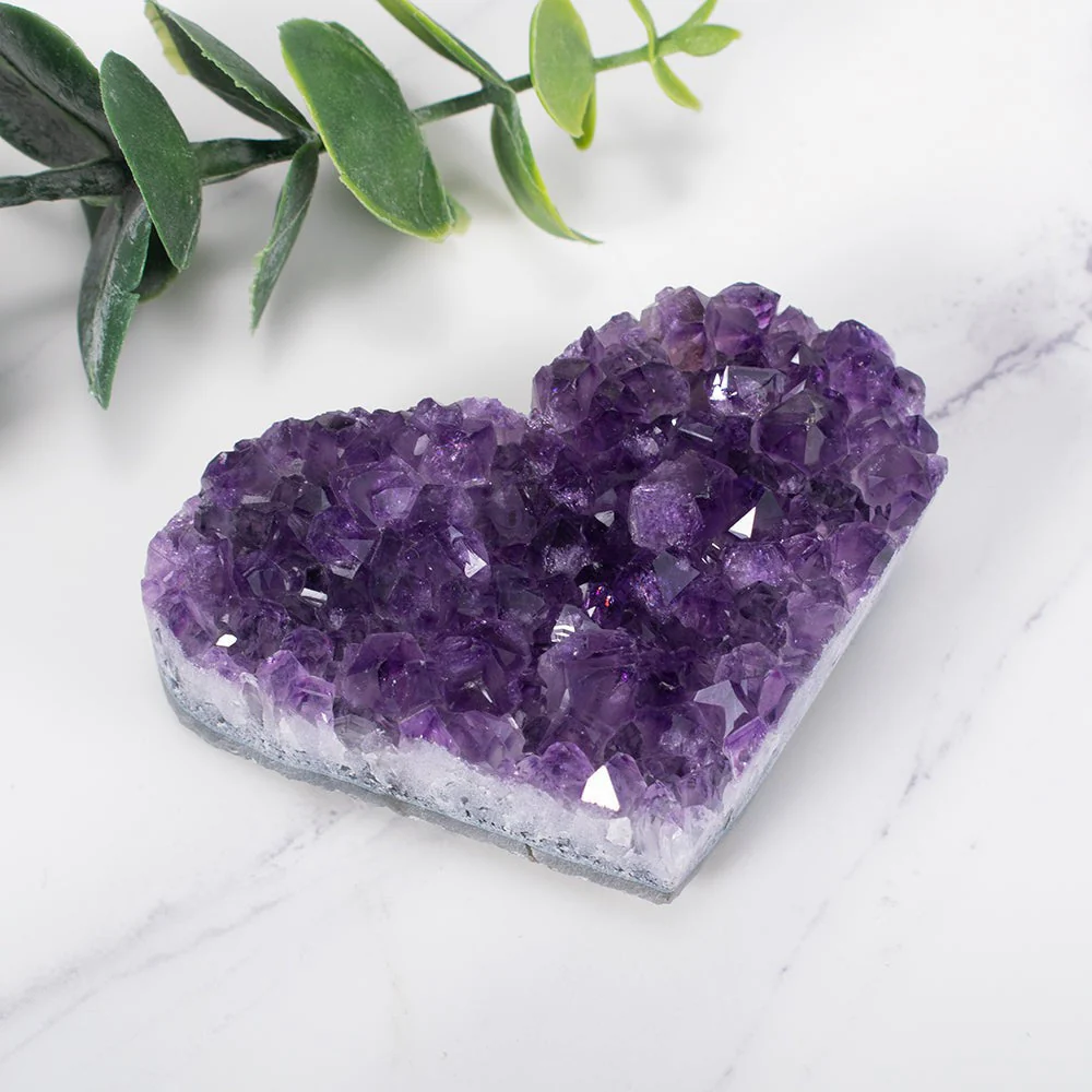 Amethyst Cluster Heart - Image 4