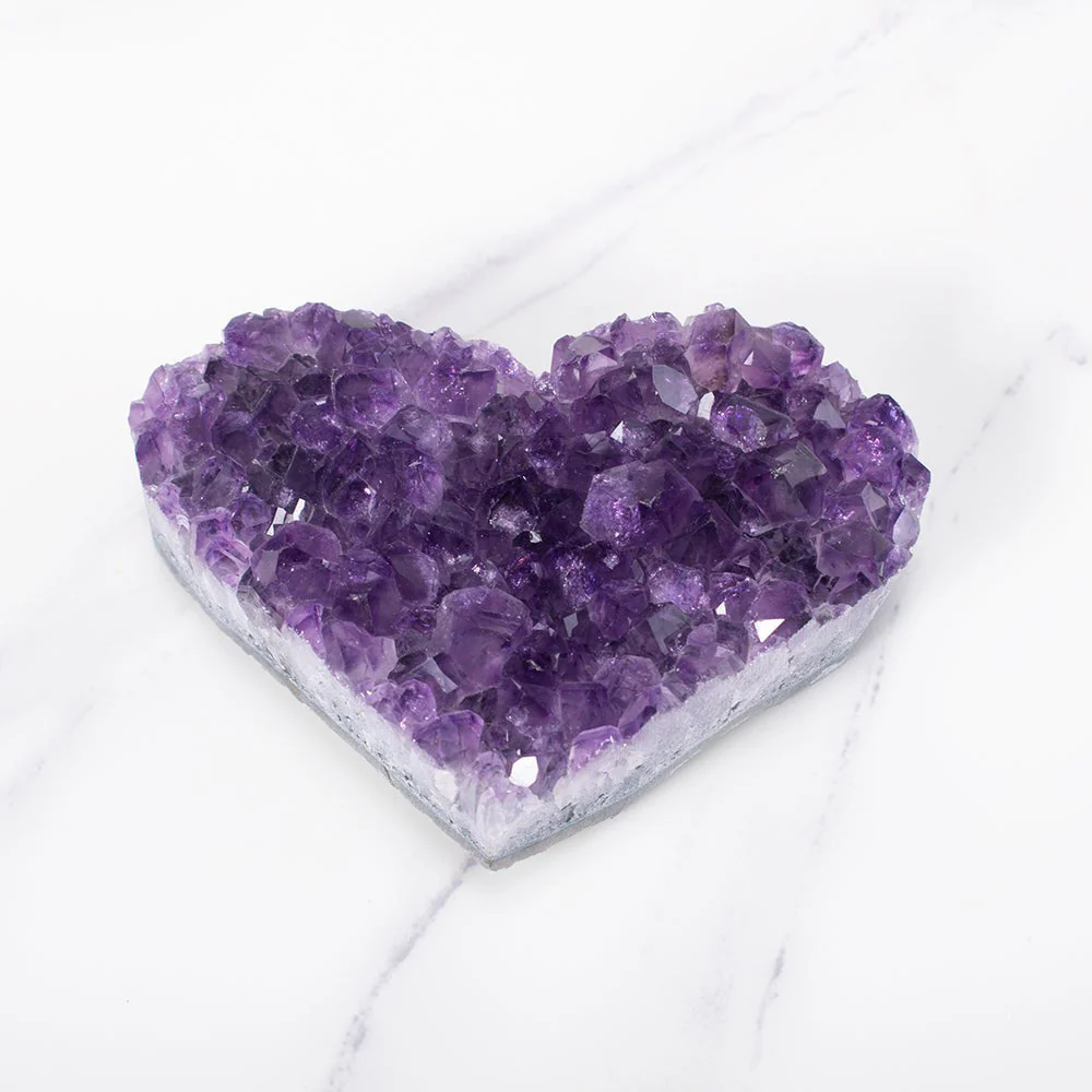 Amethyst Cluster Heart - Image 5