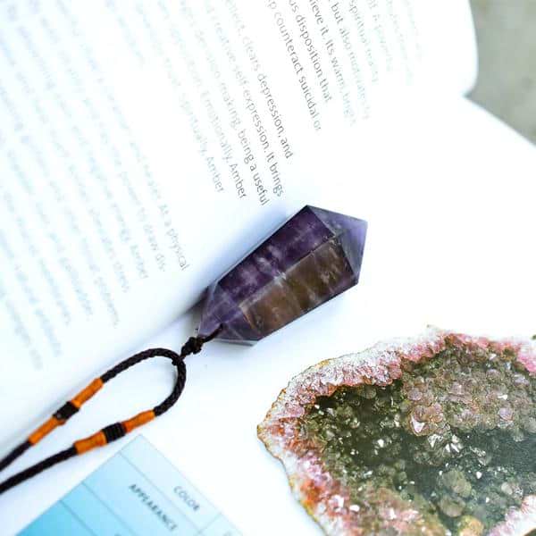 Amethyst Crystal Necklace - Image 3