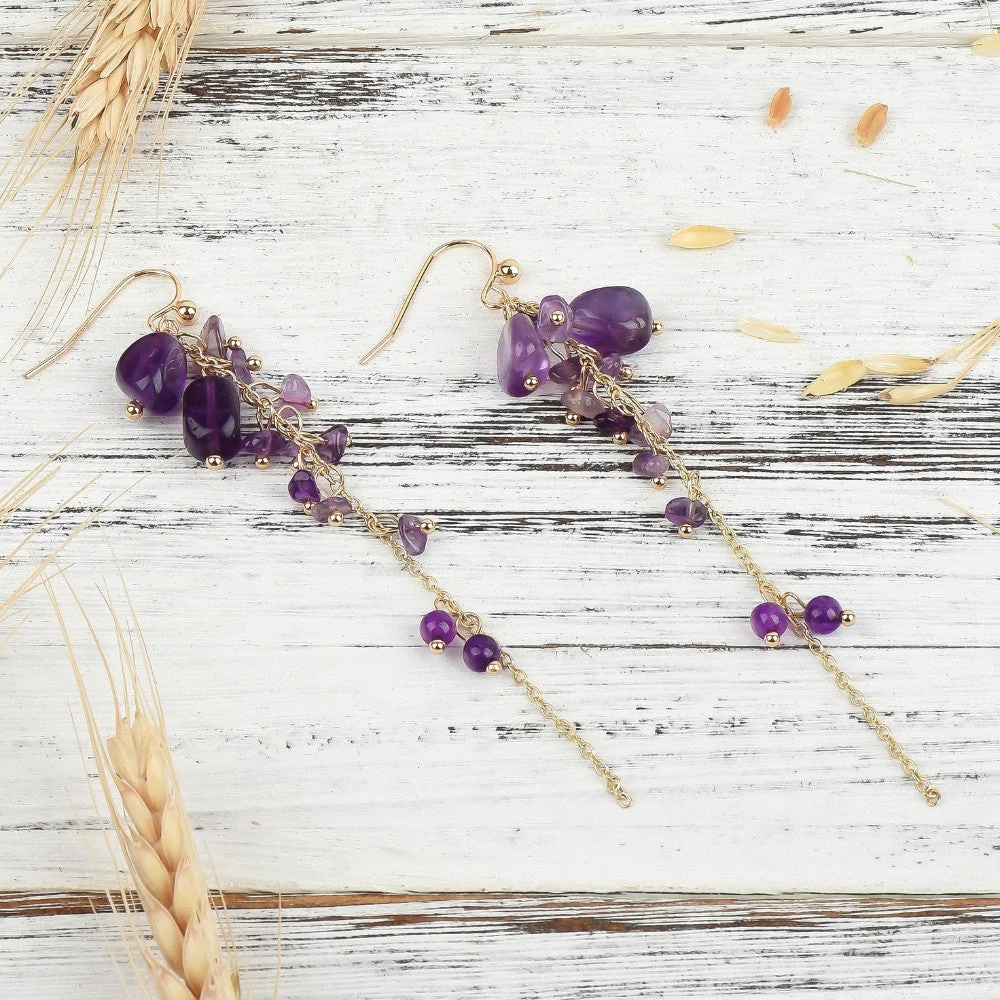 Amethyst Purple Earrings - Image 8