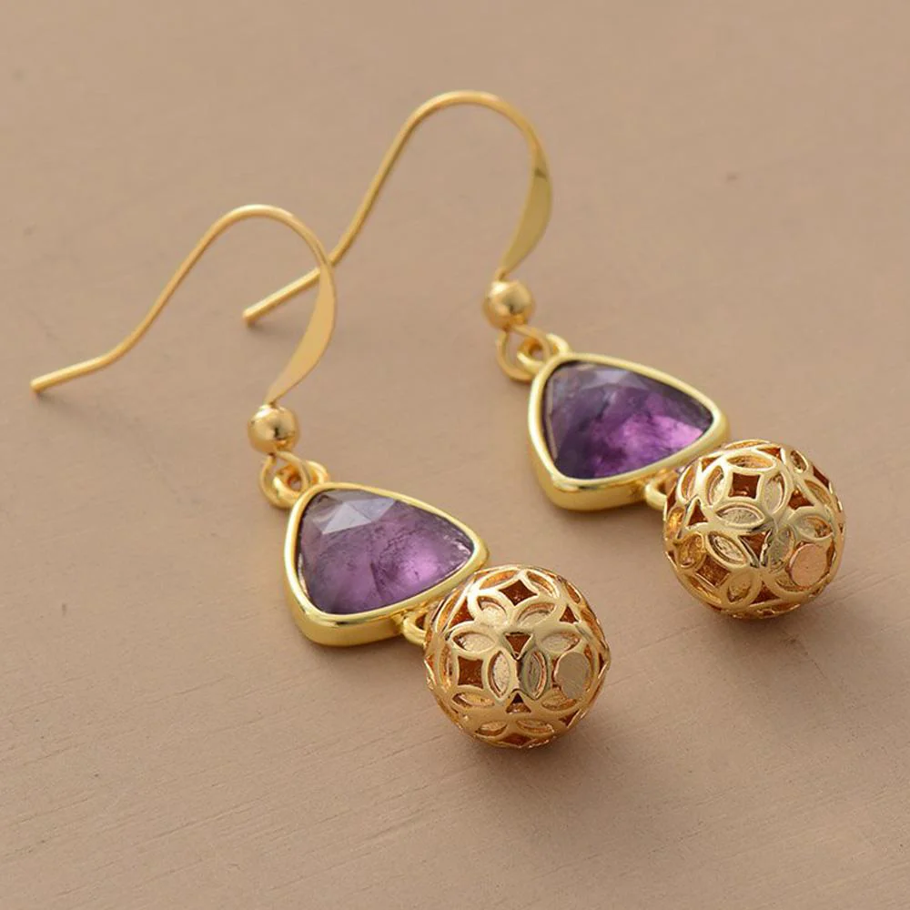 Amethyst Royal Earrings - Image 4