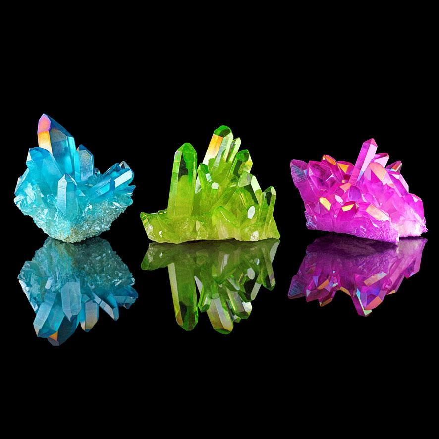 Angel Aura Quartz Crystal Cluster - Image 6