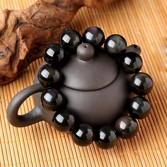Anti-stress Rainbow Obsidian Bracelet - Image 10