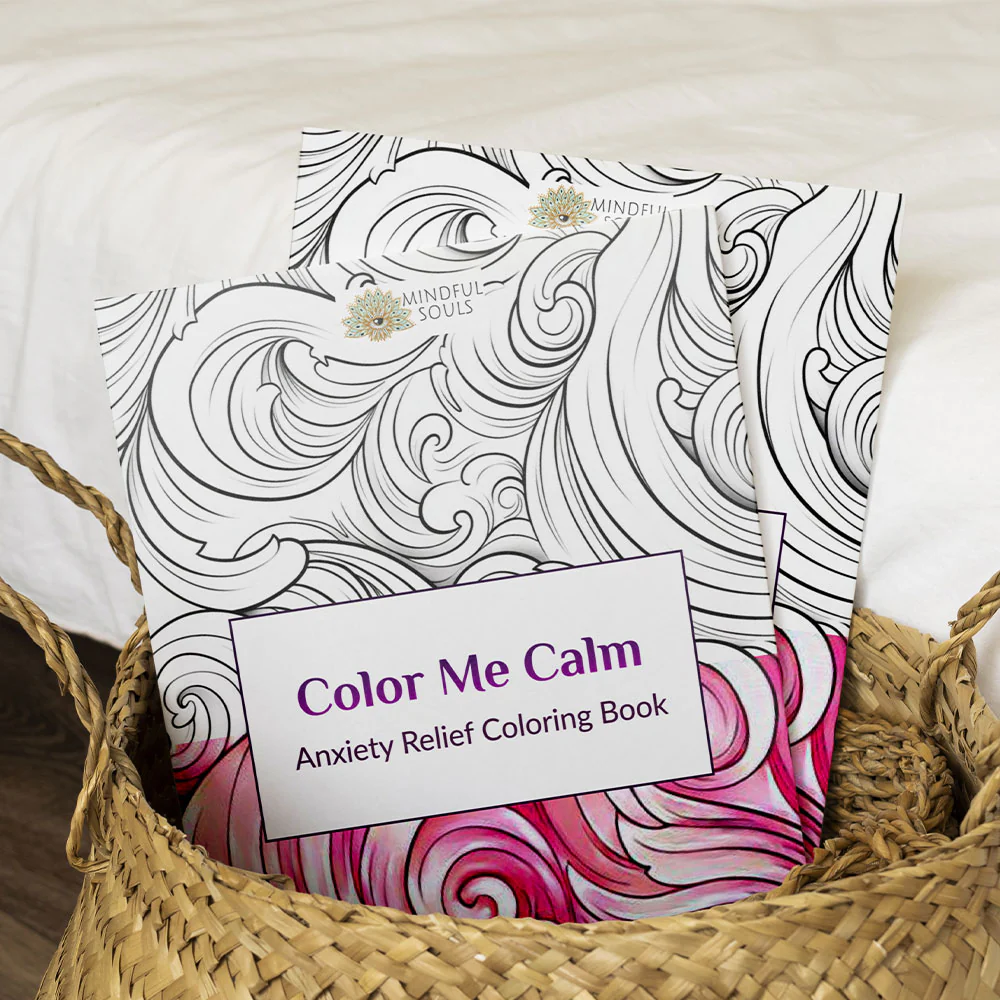 Anxiety Relief Printable Coloring eBook - Image 4