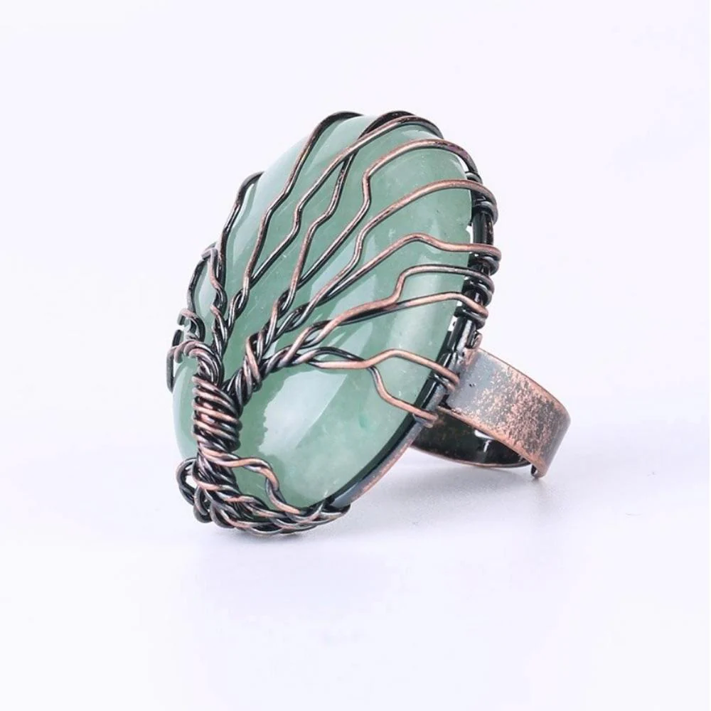 Artisanal Stone Tree Ring - Image 5
