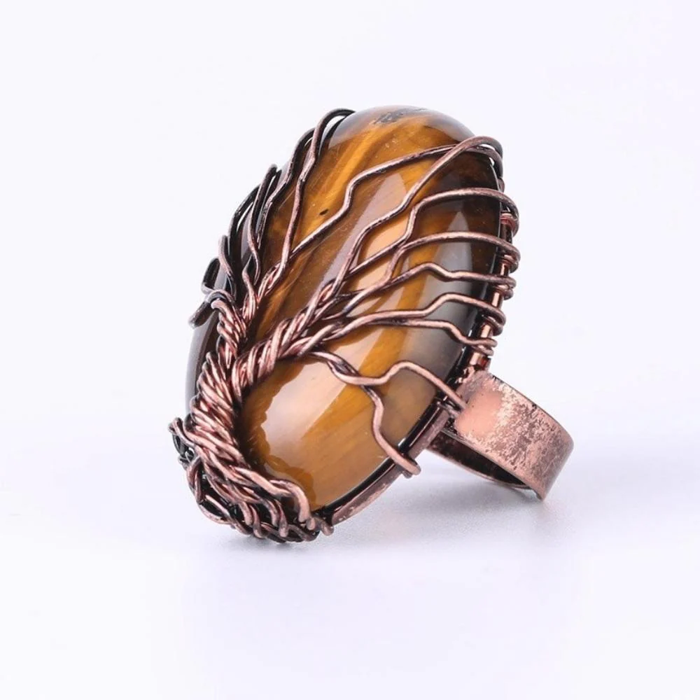 Artisanal Stone Tree Ring - Image 6