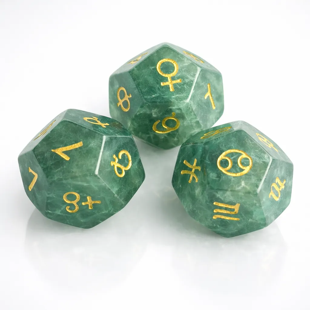 Astrological Gemstone Dice Set - Align Your Energy with Every Roll - Image 4