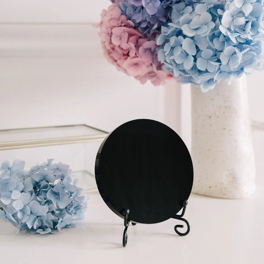 Black Obsidian Mirror