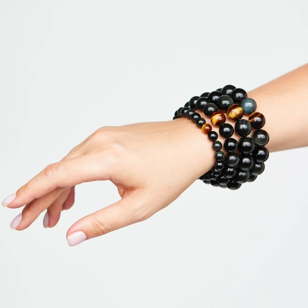 Black Onyx And Tiger's Eye Bracelet - Image 6