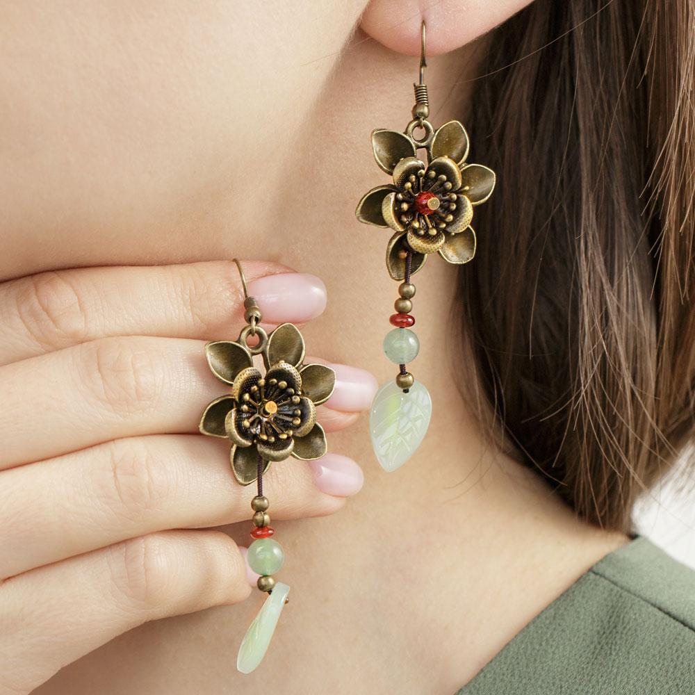 Blossom Aventurine Earrings - Image 2