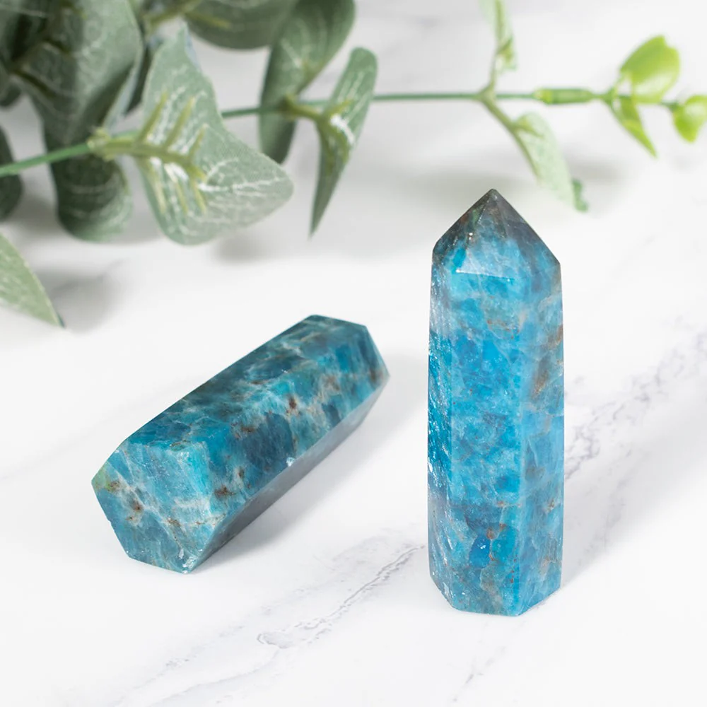 Blue Apatite Crystal Point - Image 2