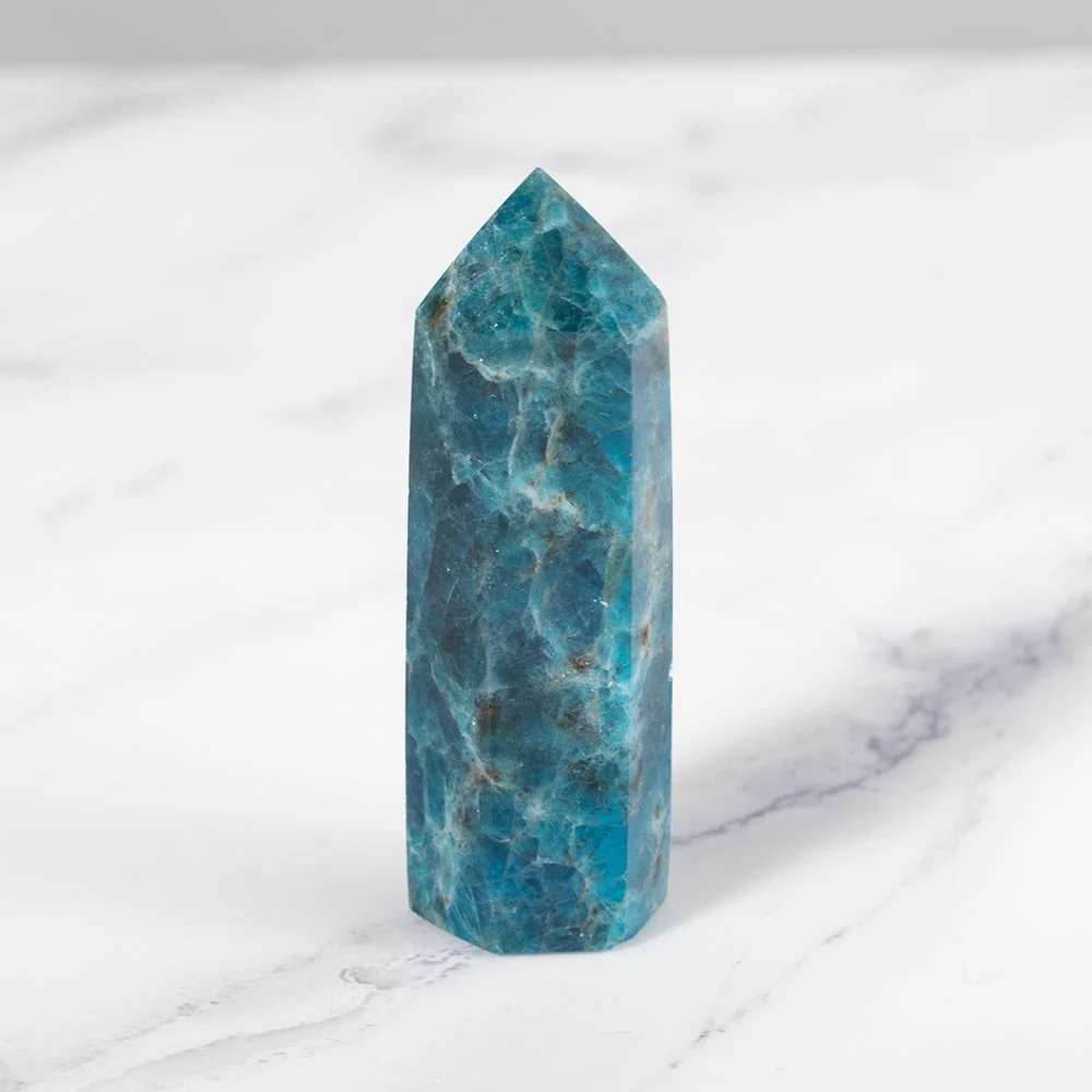 Blue Apatite Crystal Point - Image 9