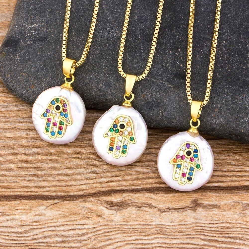 Hamsa Hand Protection Necklace - Image 3
