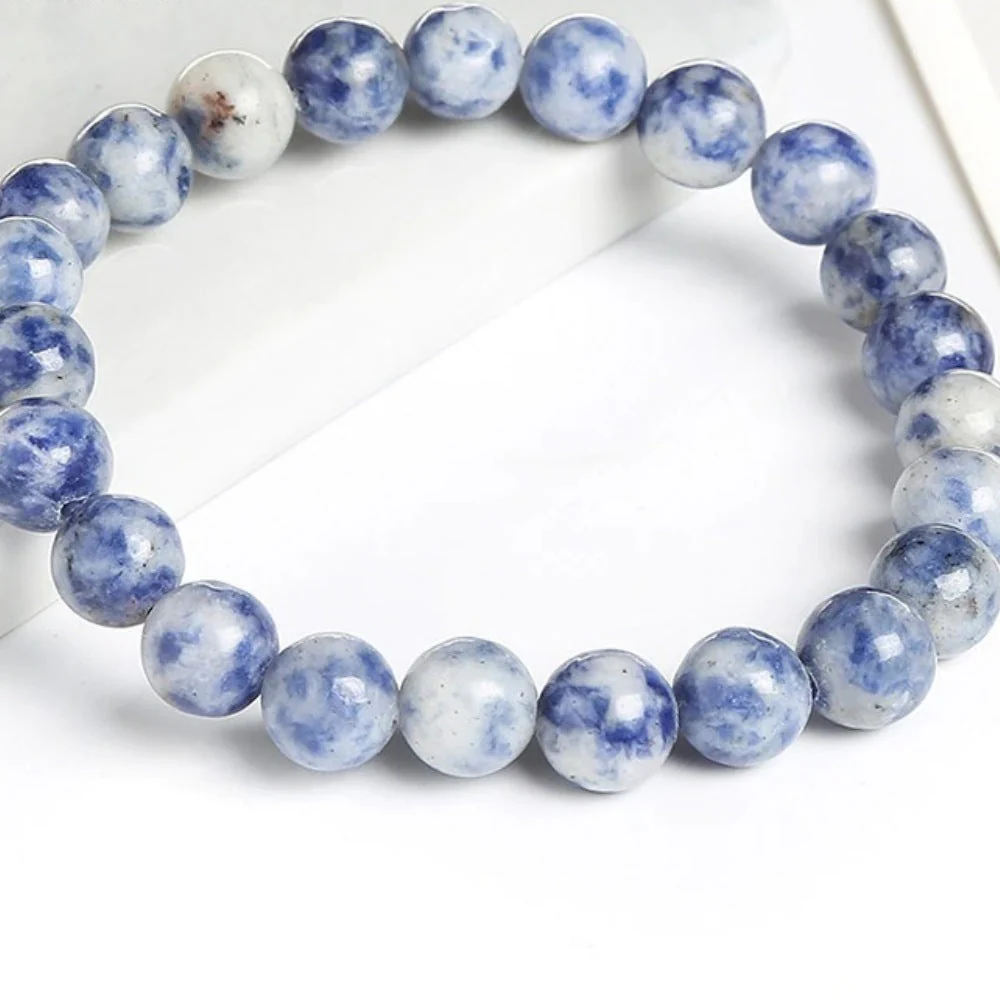 Blue Sodalite Bead Bracelet - Image 3
