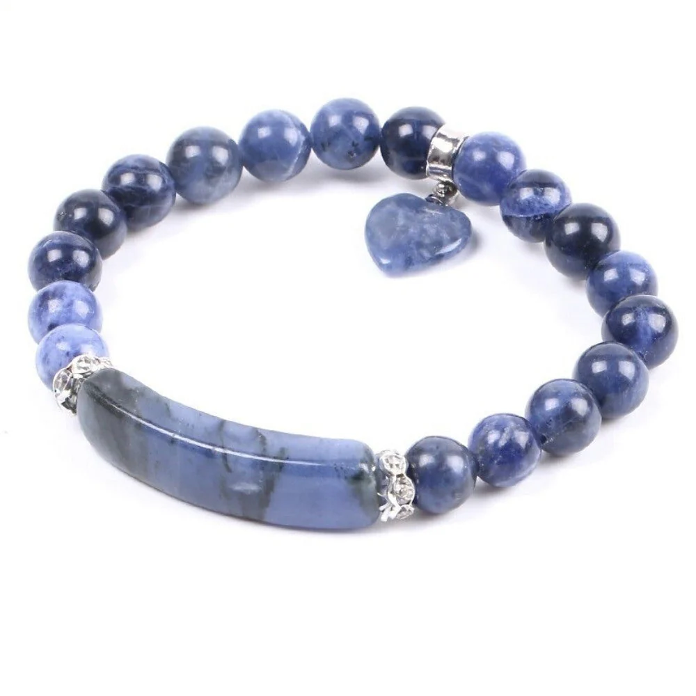 Blue Sodalite Crystal Bracelet - Image 4