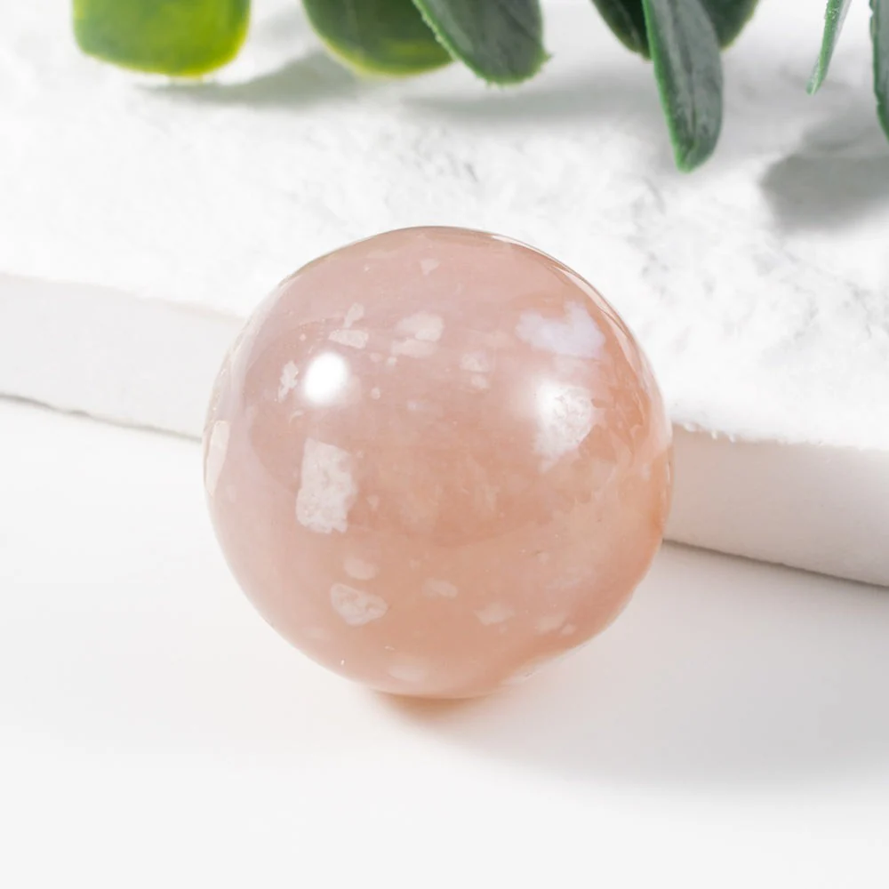 Botanic Flower Agate Crystal Sphere - Image 8