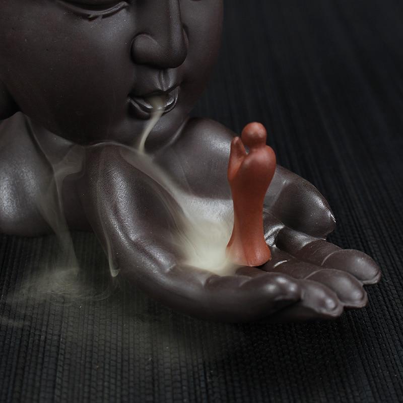 Buddha Head Backflow Incense Burner - Image 2