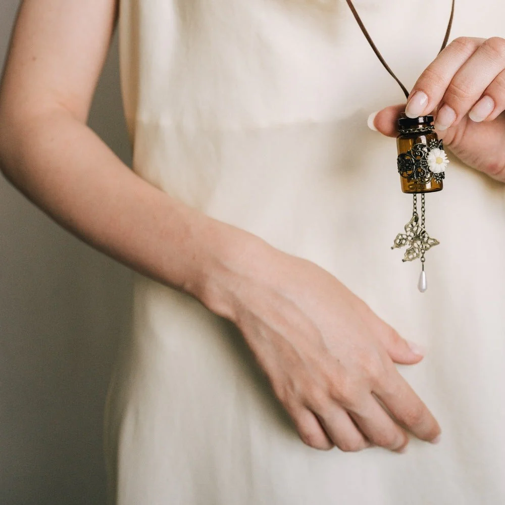 Butterfly Wishing Bottle Necklace - Image 3