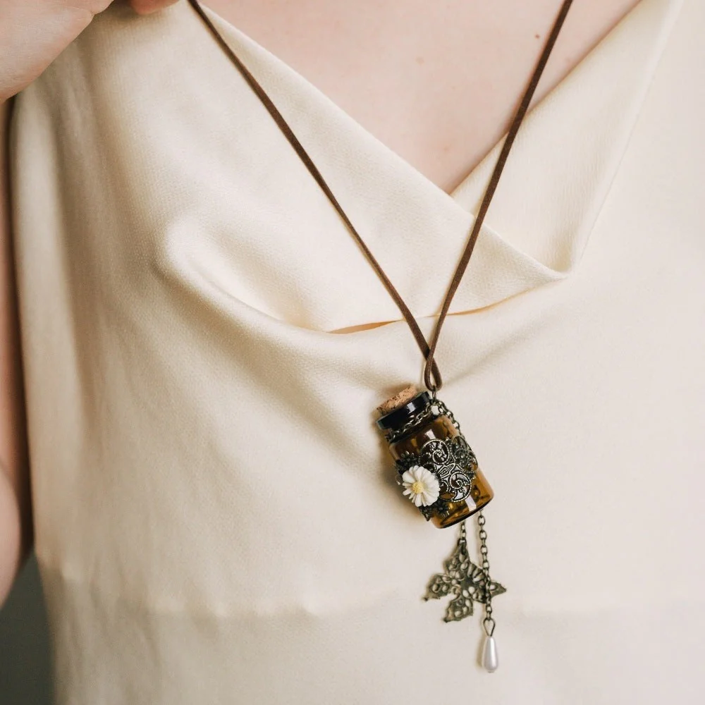 Butterfly Wishing Bottle Necklace - Image 4