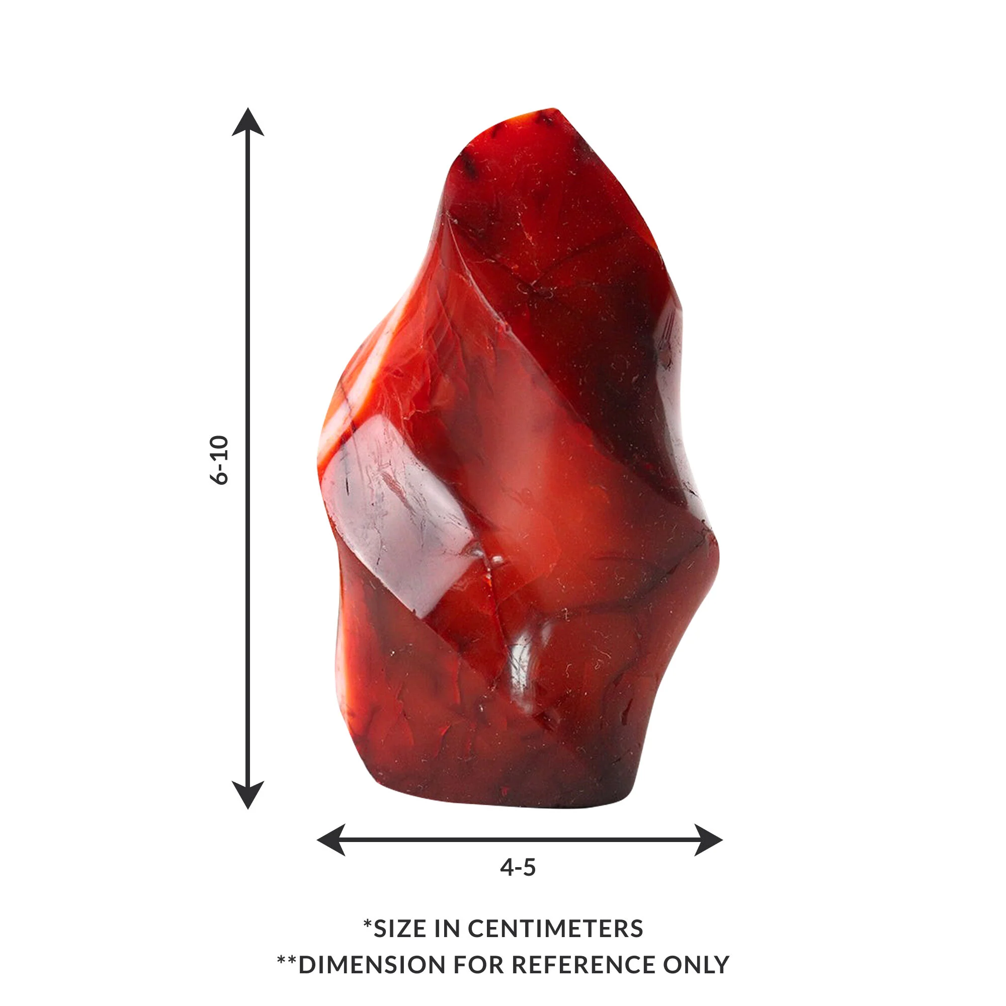Carnelian Flame Crystal Point - Image 3