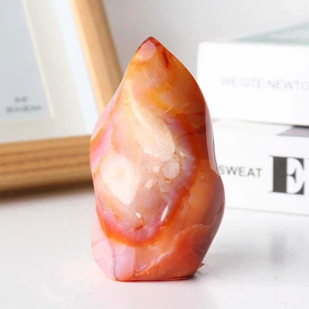 Carnelian Flame Crystal Point - Image 6