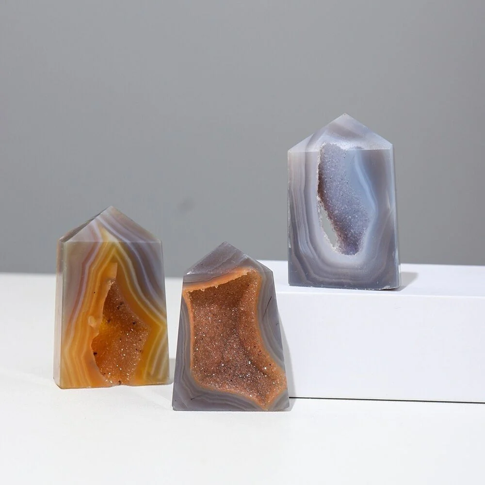Cave Formation Agate Crystal Tower - Image 2