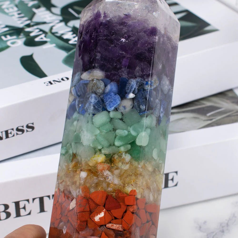 Chakra Crystals Energy Point Lamp - Image 5
