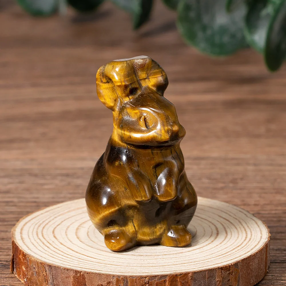 Charming Easter Bunny Crystal Figurine - Image 12