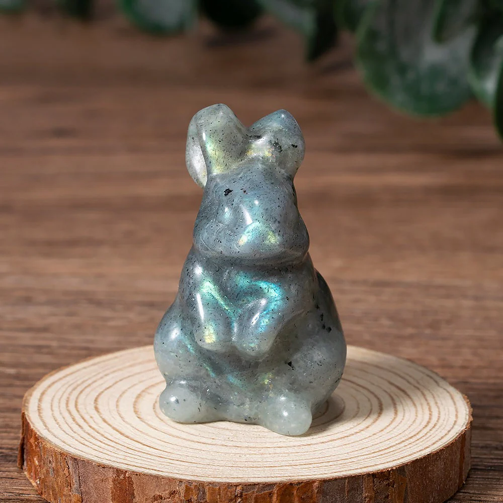 Charming Easter Bunny Crystal Figurine - Image 14