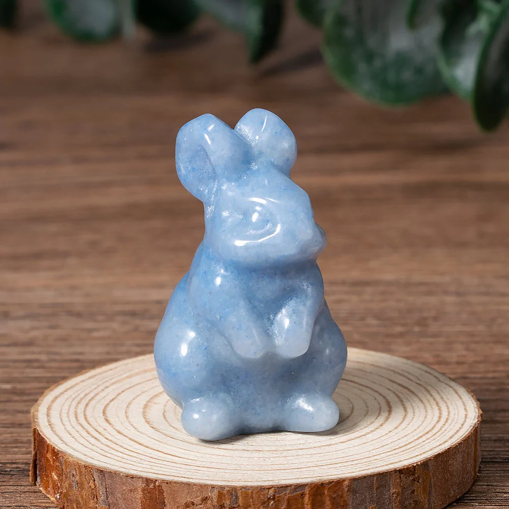 Charming Easter Bunny Crystal Figurine - Image 7