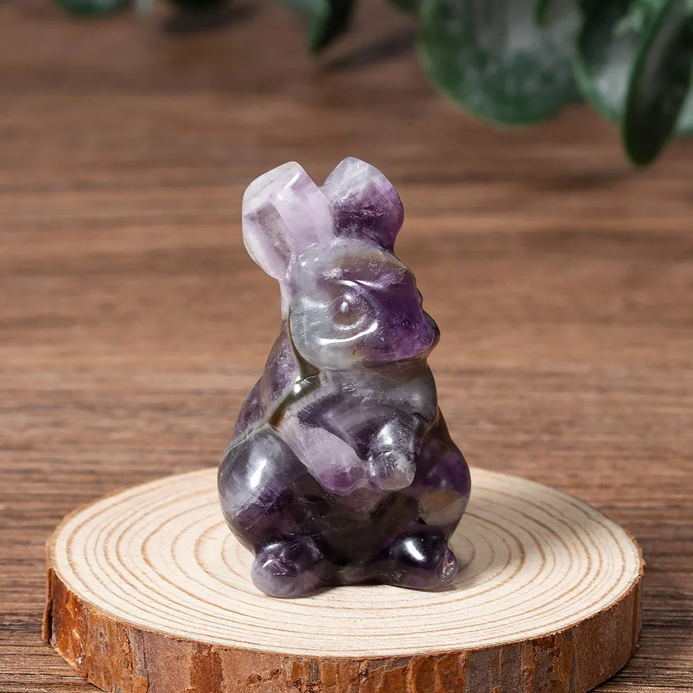 Charming Easter Bunny Crystal Figurine - Image 9