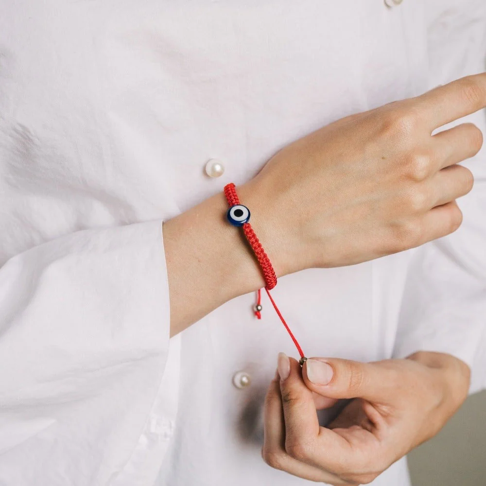 Classic Red String Evil Eye Bracelet - Image 2