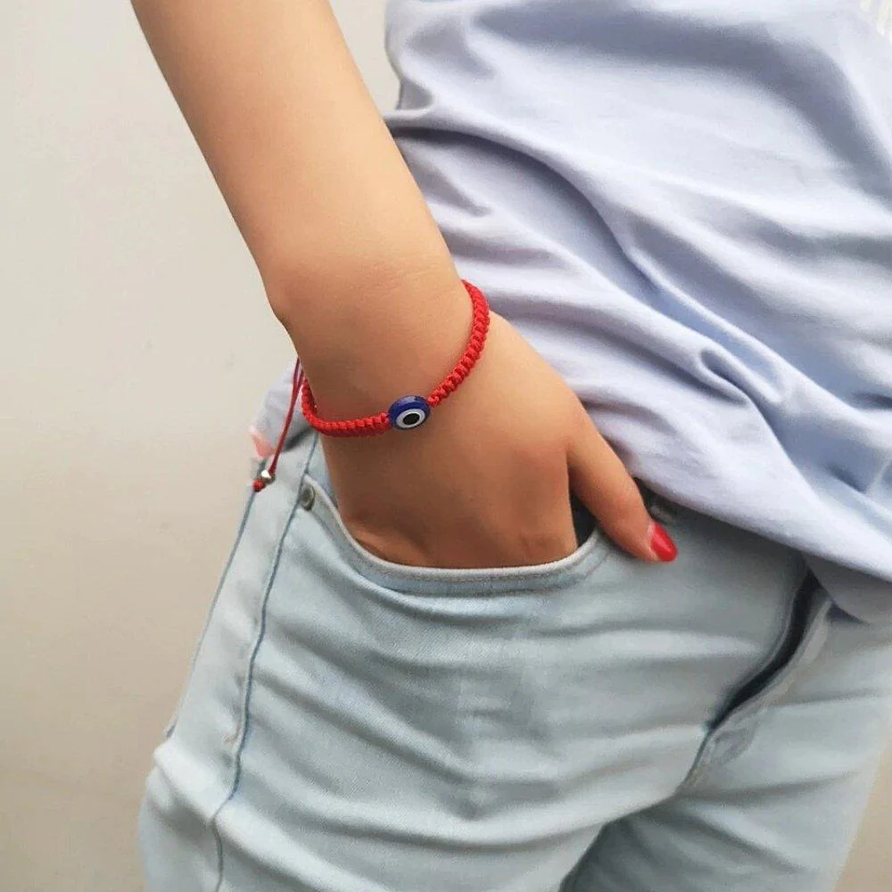 Classic Red String Evil Eye Bracelet - Image 3
