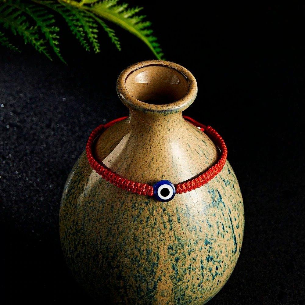 Classic Red String Evil Eye Bracelet - Image 4