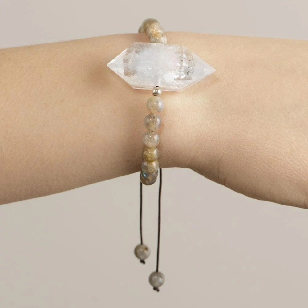 Clear Quartz Manifestation Bracelet - Image 3
