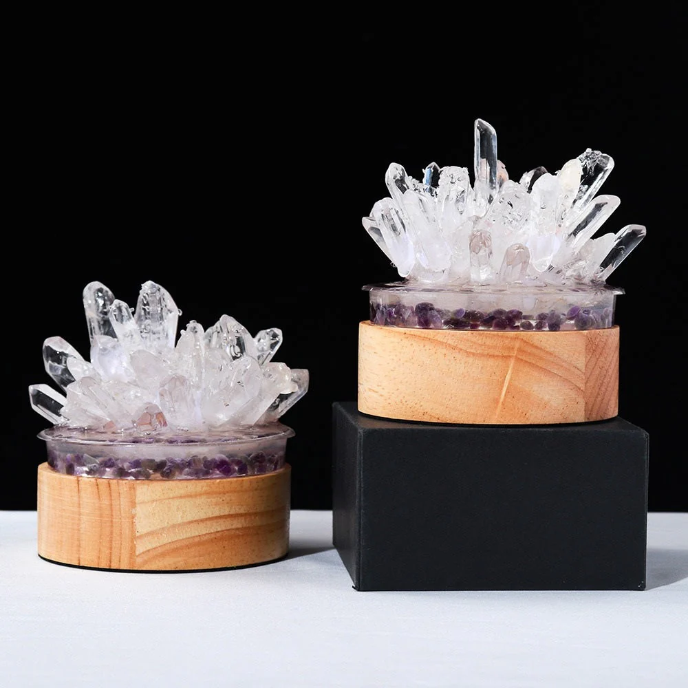 Clear Quartz Manifestation Lamp - Image 4