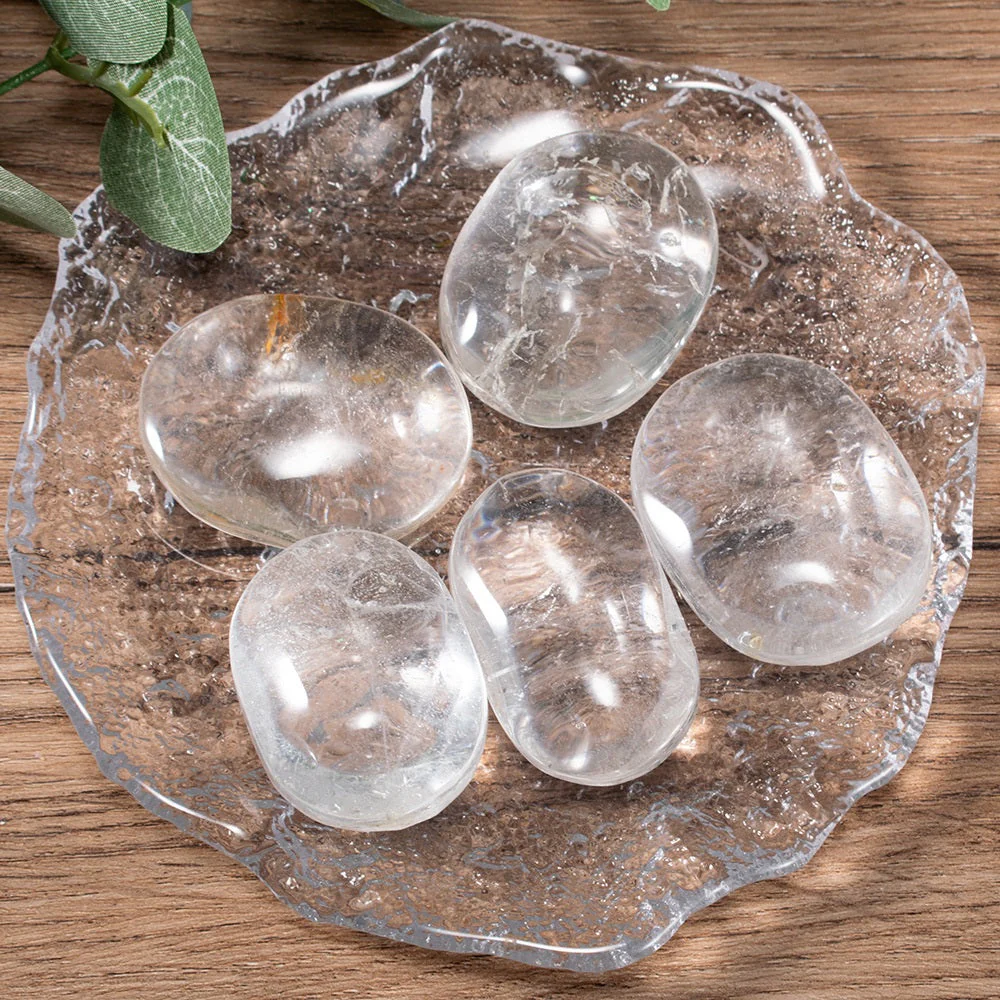 Clear Quartz Palm Stone - Image 4