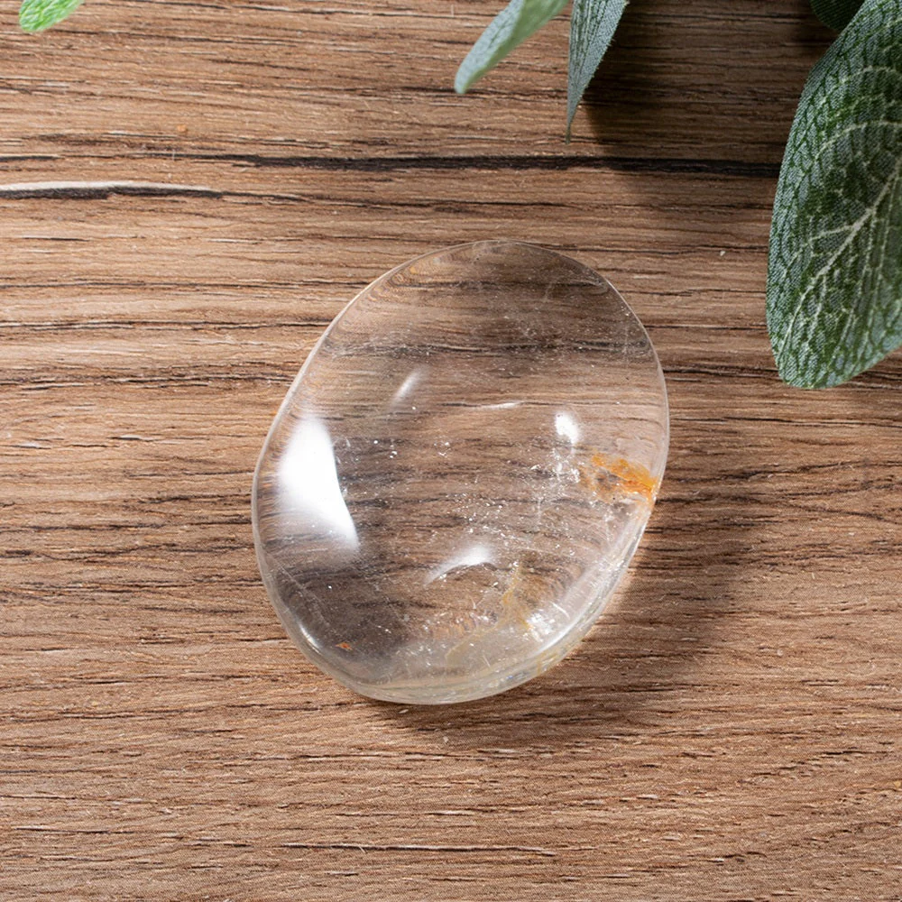 Clear Quartz Palm Stone - Image 6