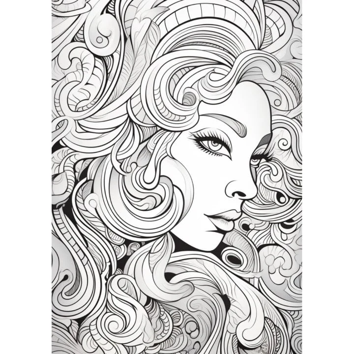 "Color Your Feminine Power to Life" | Coloring Book - Image 3