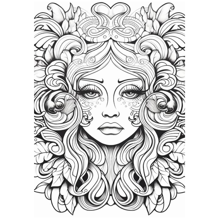 "Color Your Feminine Power to Life" | Coloring Book - Image 4