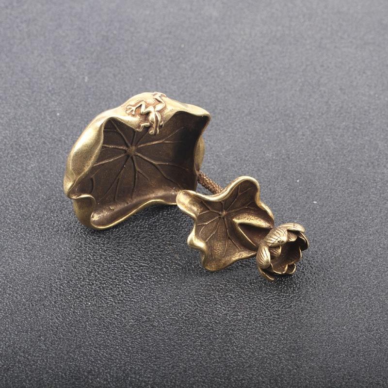 Copper Lotus Backflow Incense Burner - Image 3