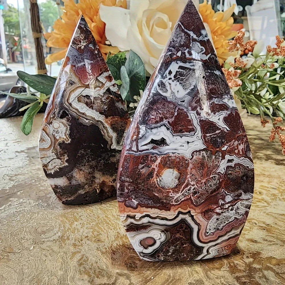 Crazy Lace Agate Ornament Point - Image 2