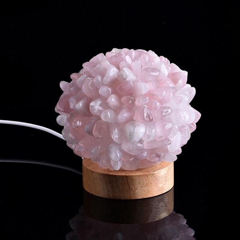 Natural Crystal Ball Lamp - Image 6